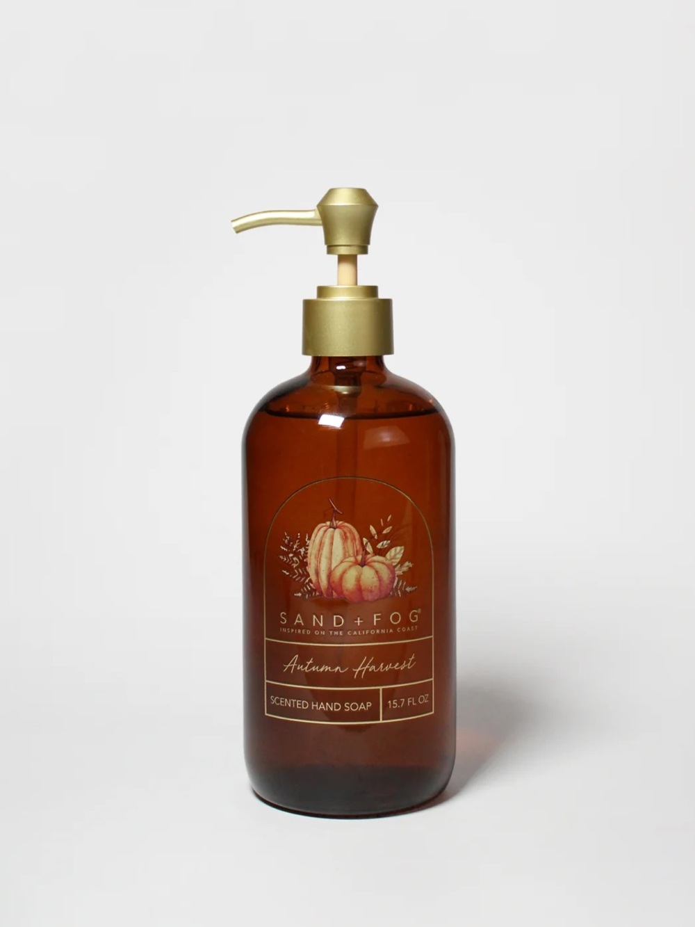 SAND + FOG Autumn Harvest Scented Hand Soap - 15.7 FL OZ/ 464 ML
